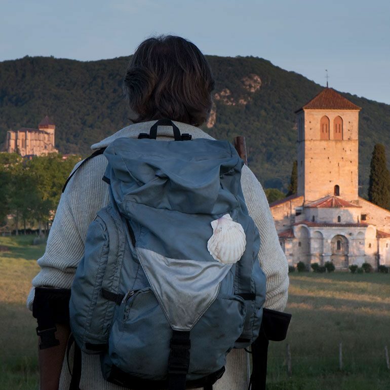 Arrivée de la Via Garona à Saint-Bertrand-de-Comminges