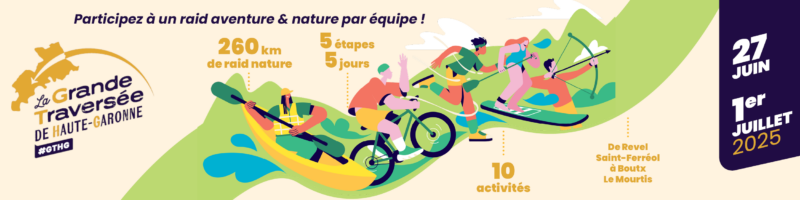 La Grande Traversée de Haute-Garonne. Participez à un raid aventure nature !    